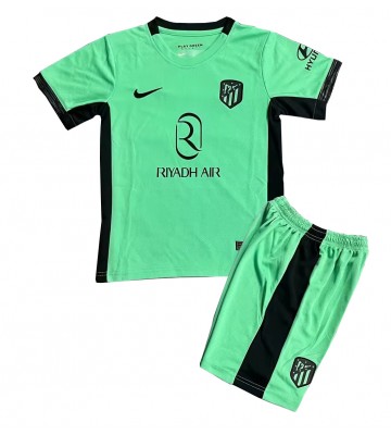 Atletico Madrid Koszulka Trzecich Dziecięca 2023-24 Krótki Rękaw (+ Krótkie spodenki)